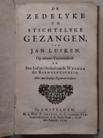Luiken, Johannes-De Zedelyke en Stichtelyke Gezangen