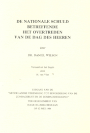 Wilson, Dr. Daniel-De Nationale Schuld betreffende het overtreden van de Dag des Heeren