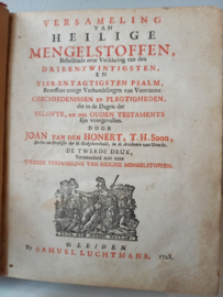 Honert, Joan van den-Versameling van Heilige Mengelstoffen