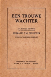 Hoven, Hermanus van den-Een trouwe wachter