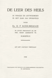 Kohlbrugge, Dr. H.F.-De Leer des Heils