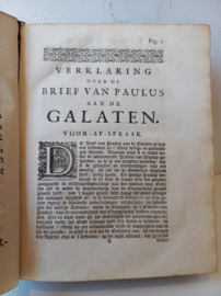 Vitringa, Campegius-De Brief aan de Galaten als mede aan Titum en Keurstoffen