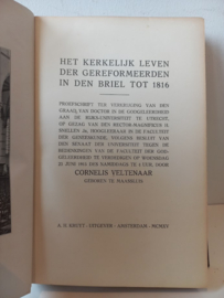 Veltenaar, Cornelis-Het kerkelijk leven der Gereformeerden in Den Briel tot 1816