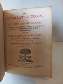 Honert, Tako Hajo van den-De Waaragtige Wegen die God met den Mens houd