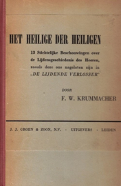 Krummacher, Dr. F.W.-Het Heilige der heiligen