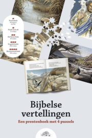 Wijk, B.J. van-Bijbelse vertellingen (prentenboek met vier puzzels) (nieuw)