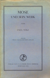 Volz, Paul-Mose und sein Werk
