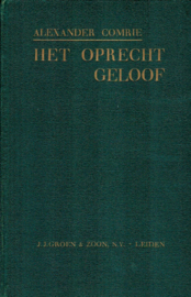 Comrie, Alexander-Het oprecht geloof