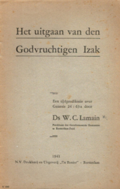 Lamain, Ds. W.C.-Het uitgaan van den Godvruchtigen Izak