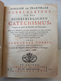 Comrie, Alexander-Verklaaringe van den Heidelbergschen Catechismus