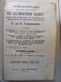 Comrie, Alexander-Verhandeling van eenige Eigenschappen des Zaligmakenden Geloofs