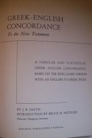 Smith, J.B.-Greek-English Concordance to the New Testament
