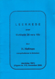 Hofman, Ds. H.-Leerrede over Efeze 1 vers 2