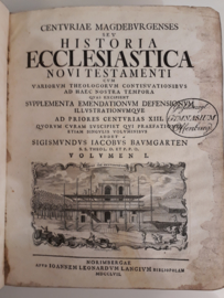 Baumgarten, Sigismundus Iacobus-Historia Ecclesiastica Novi Testament