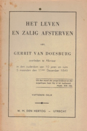 NN-Het leven en zalig afsterven van Gerrit van Doesburg