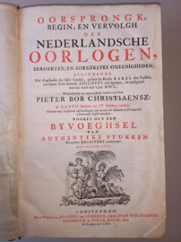 Bor, Pieter Christiaensz.-Historie der Nederlandtsche Oorlogen