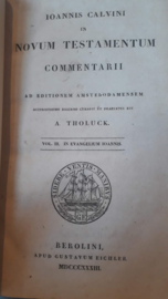 Calvini, Ioannis-Comentarii (vier delen)