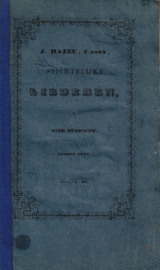 Hazeu C. Zoon, J.-Stichtelijke liederen op vier stemmen (eerste deel)
