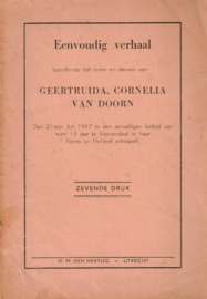 NN-Eenvoudig verhaal betreffende het leven en sterven van Geertruida Cornelia van Doorn
