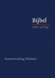 Bijbel met uitleg in Statenvertaling-Harde band, blauw, klein formaat (nieuw)