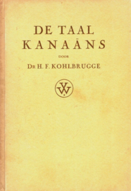 Kohlbrugge, Dr. H.F.-De taal Kanaans