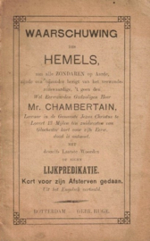 Chambertain, Mr.-Waarschuwing des Hemels