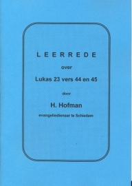 Hofman, Ds. H.-Leerrede over Lukas 23 vers 44 en 45