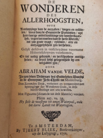 Velde, Abraham vande-De Wonderen des Allerhoogsten