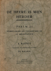 Kievit, Ds. I.-De Heere is mijn Herder