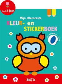 Ballon-Mijn allereerste kleur- en stickerboek (nieuw)