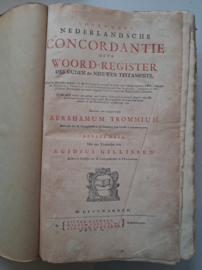 Trommium, Abrahamum-Volkomene Nederlandsche Concordantie