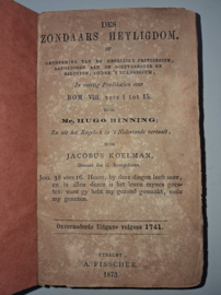 Binning, Hugo-Des zondaars heyligdom