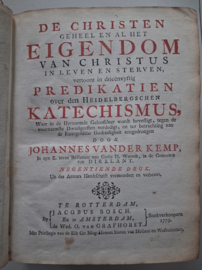 Kemp, Johannes van der-Catechismusverklaring