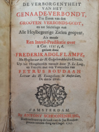 Lampe, Fredrik Adolf-De Verborgentheit van het Genaade-Verbondt