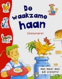 Stickerboek-De waakzame haan (nieuw)