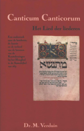 Verduin, M.-Canticum Canticorum, het Lied der Liederen