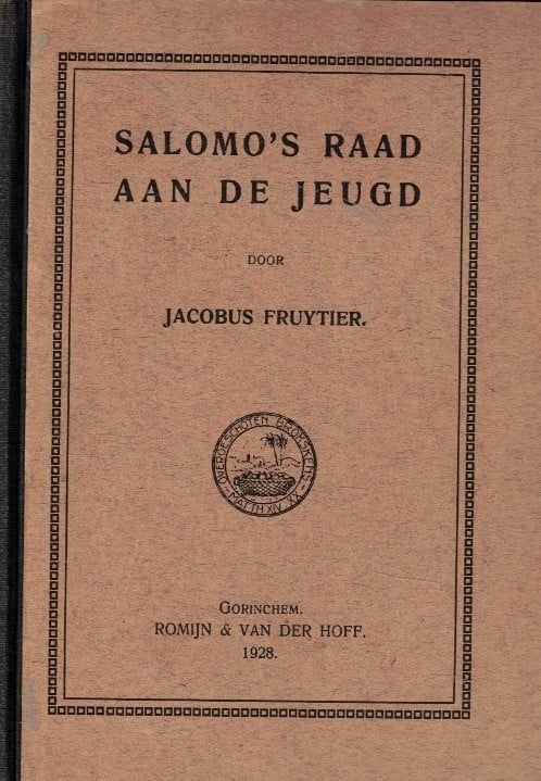 Fruytier, Ds. J.-Salomo's raad aan de jeugd