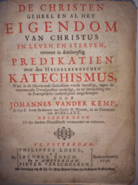 Kemp, Johannes van der-Catechismusverklaring