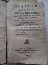 Lhomond, Charles François-Histoire Abrègee de la Religon (1814)