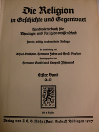 Bertholet, Alfred (e.a.)-Die Religion in Geschichte und Gegenwart