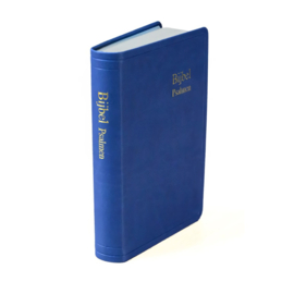 Gereformeerde Bijbelstichting-Zakbijbel Statenvertaling met Psalmen (groot-blauw) (nieuw)