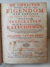 Kemp, Johannes van der-Catechismusverklaring