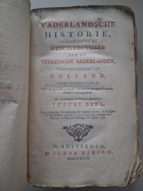 Wagenaar, Jan-Vaderlandsche Historie (deel 2)