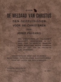 Paleario, Aonio van-De weldaad van Christus