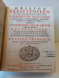 Francken, Aegidius-Heilige Feeststoffen (twee delen)