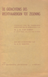 Kersten, Ds. G.H. (e.a.)-De gedachtenis des rechtvaardigen tot zegening