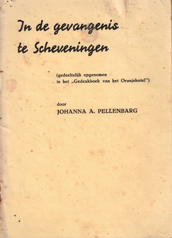 Pellenbarg, Johanna A.-In de gevangenis te Scheveningen