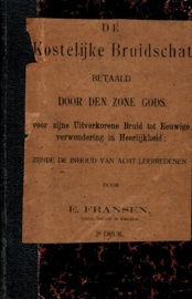 Fransen, Ds. E.-De kostelijke Bruidschat