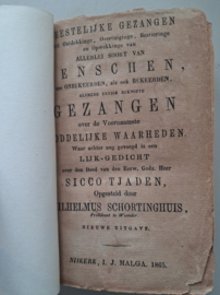 Schortinghuis, Wilhelmus-Geestelijke Gezangen