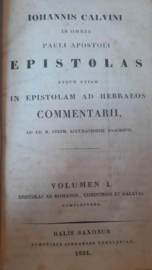 Calvini, Ioannis-Comentarii (vier delen)